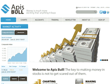 Tablet Screenshot of apisbull.com